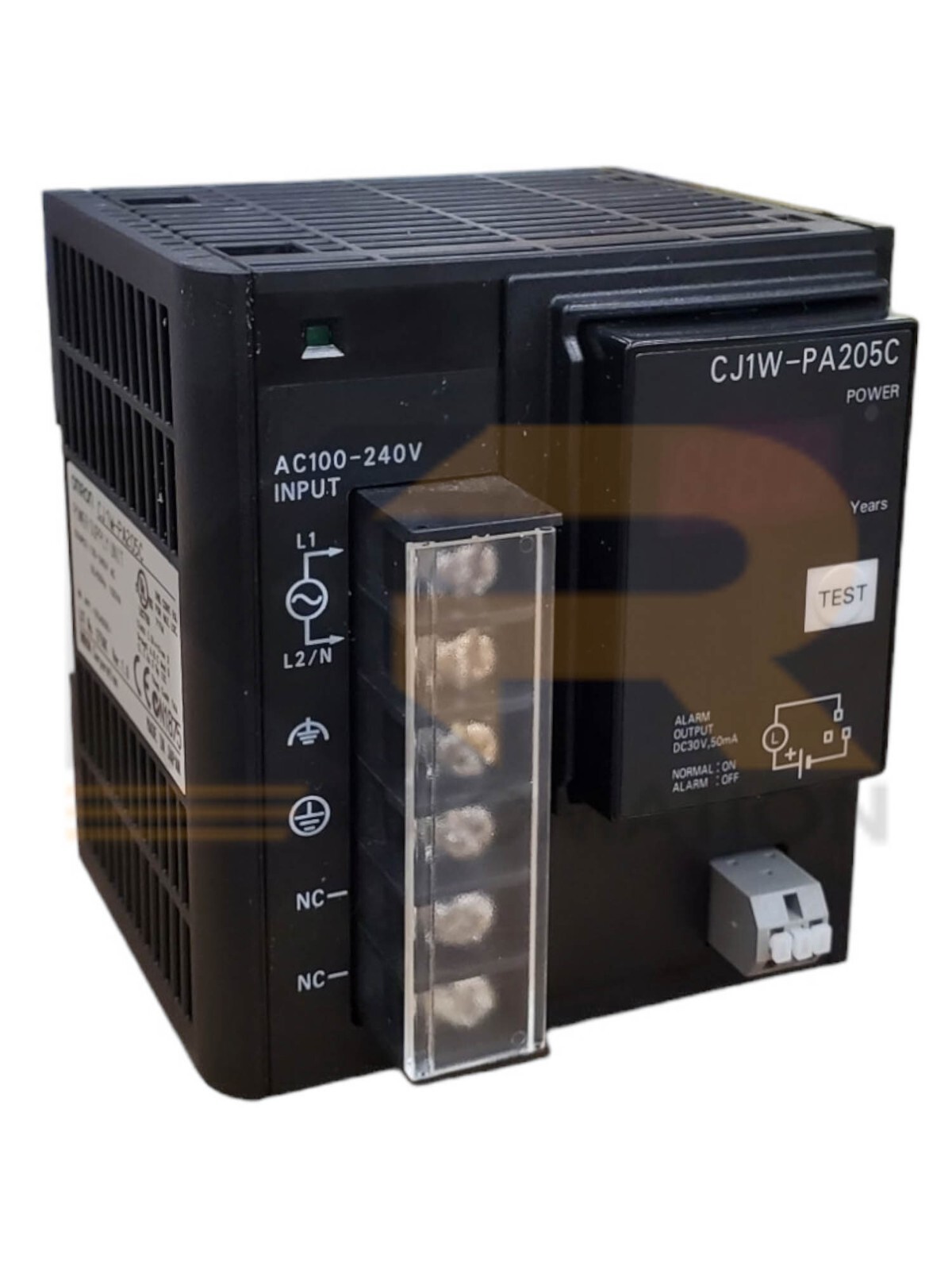 Omron CJ1W-PA205C Power Supply 100-240VAC 50/60Hz 25W Din Rail Mounting