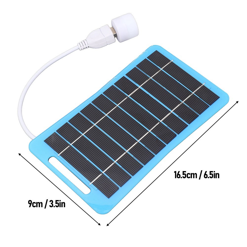 Compact 5W Solar Panel with USB Compatibility Essential Gear for Travelers