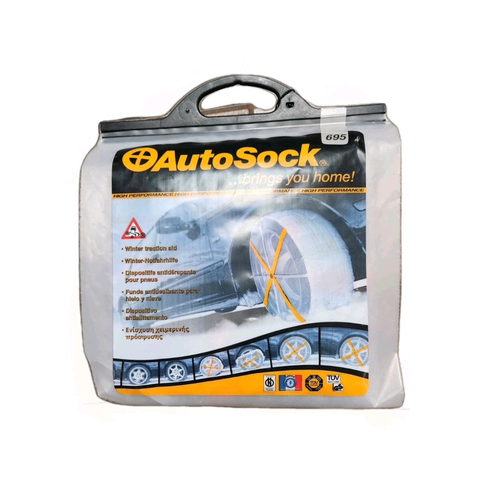 AUTOSOCK 695 TIRE CHAIN Alternative Snow Traction Device