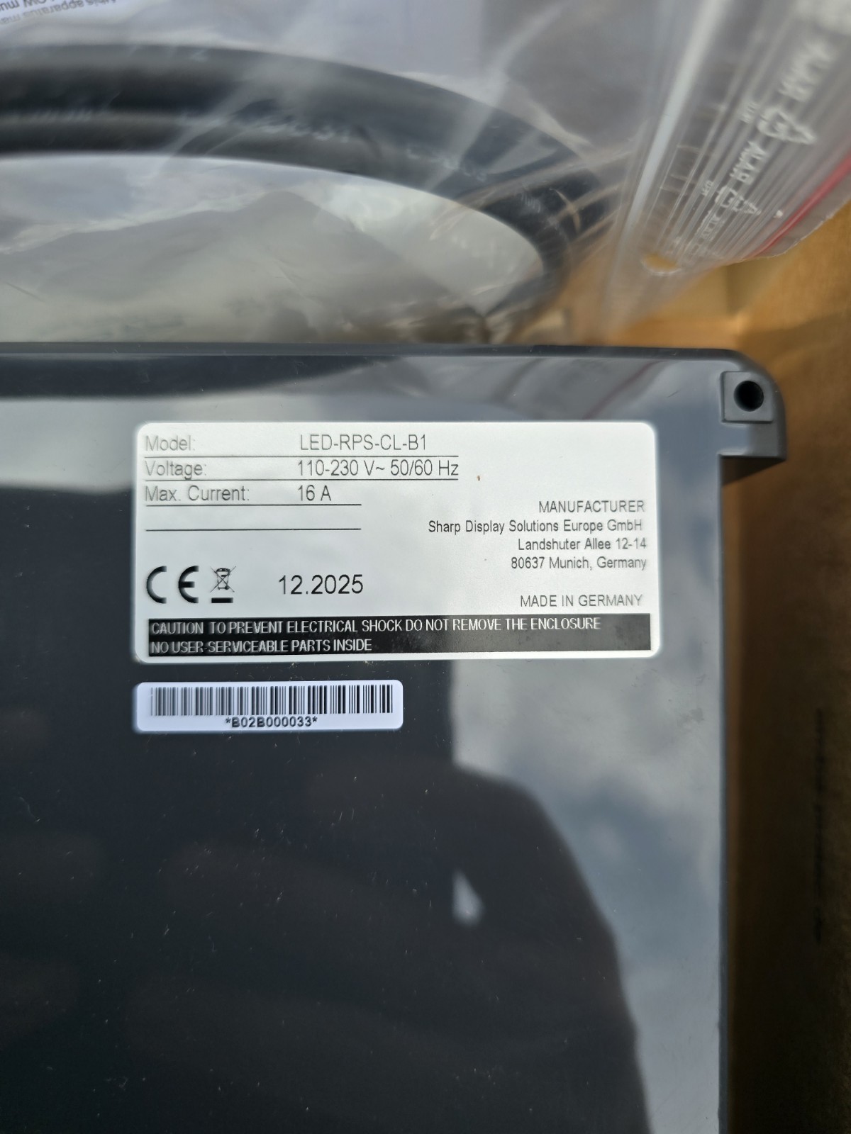 Sharp NEC LED-RPS-CL-B1 Remote Power Switch Inrush Rrp £880