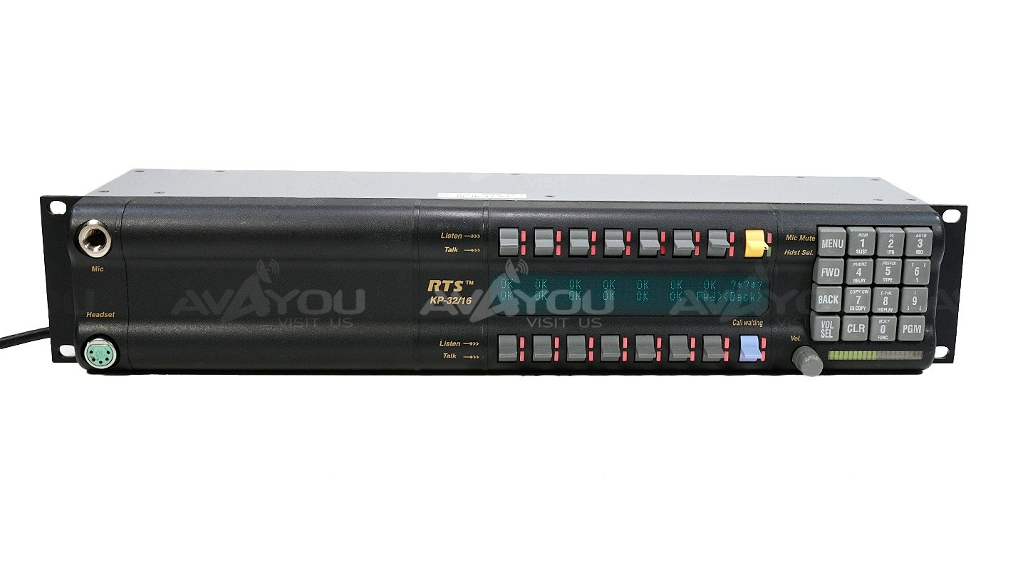 RTS Telex KP-32/16 Intercom Keypanel KP32 OKI 5Pin +OMNEO +PS