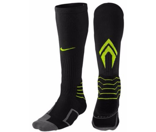 NIKE ELITE VAPOR OVER-THE-CALF BASEBALL SOCKS SX4844-071 BLACK S (3Y-5Y) $22