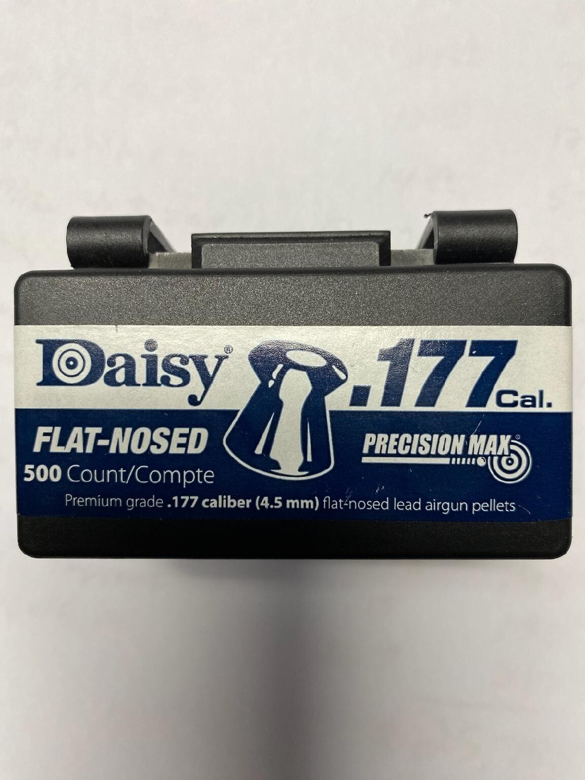 DAISY FLAT NOSED PRESISION MAX PELLETS #557 .177 CALIBER 500PACK 8158354