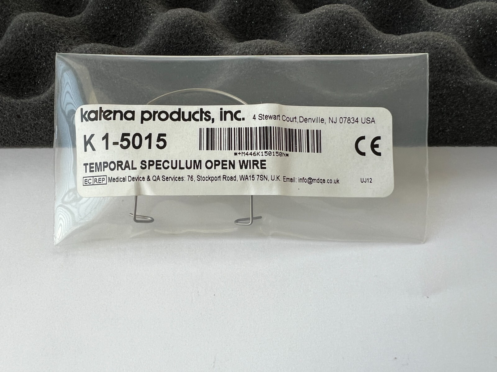 Katena  K1-5015 ophthalmic TEMPORAL Speculum Open Wire NEW