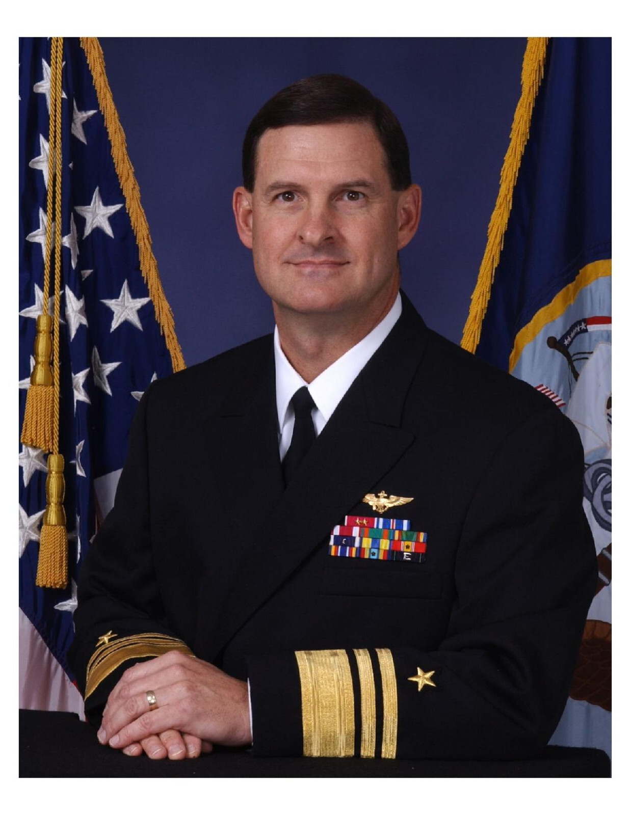 United States Navy Admiral David J. Venlet 8x10 Photo On 8.5" x 11"