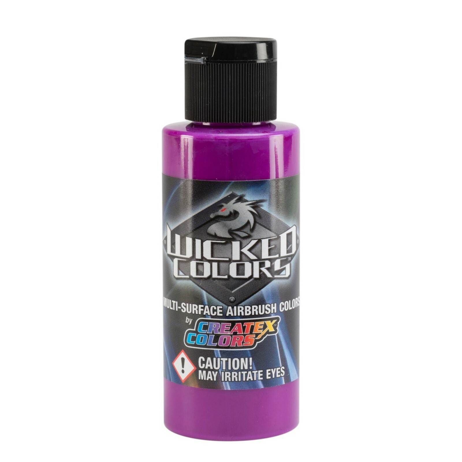 Createx Wicked Colors W020-02 Fluorescent Purple 2oz. For Airbrush Paint