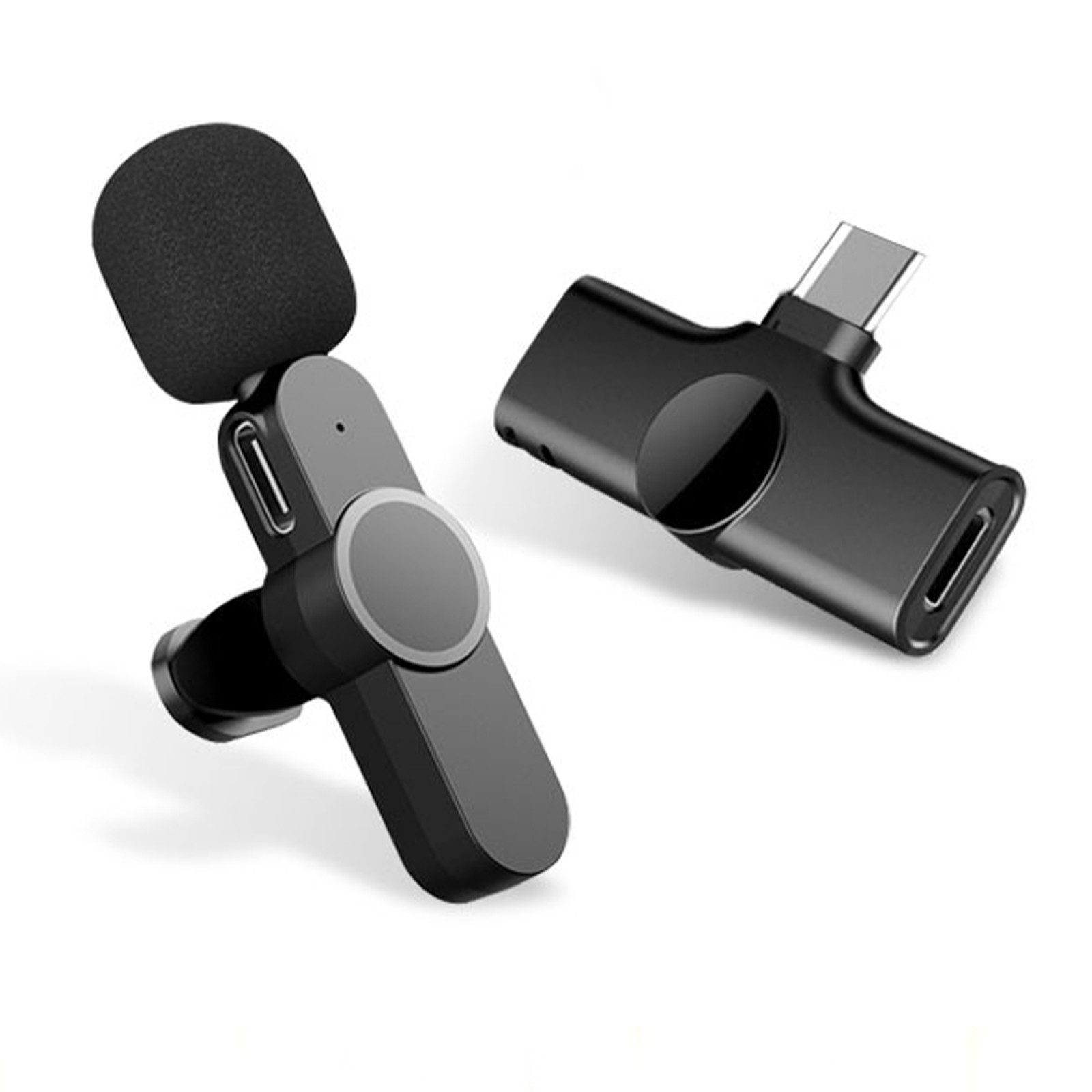 Wireless Microphone Mini Audio With Type-C Receiver For Conference Interview A