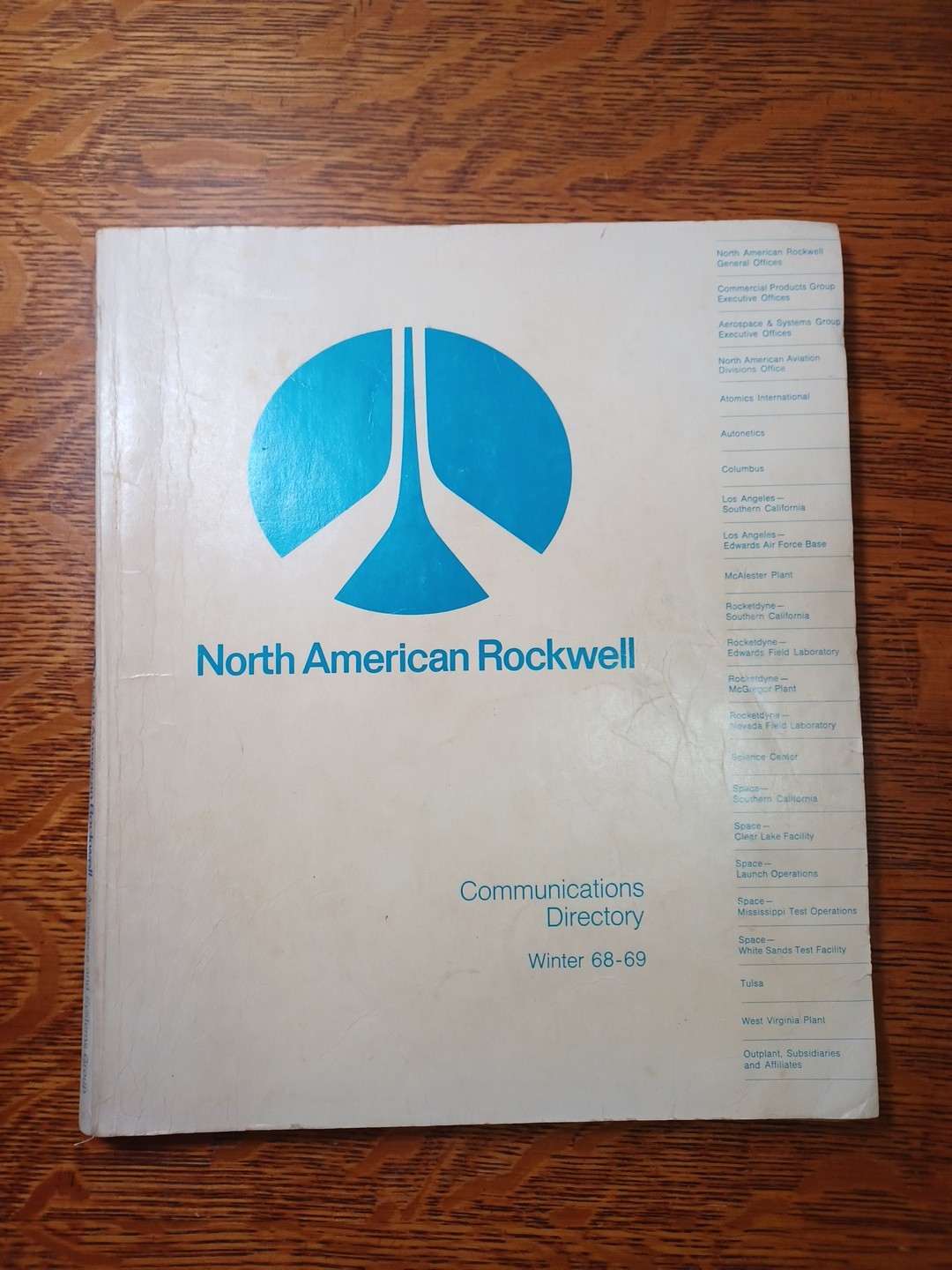 1968-69 North American Rockwell Communications Directory RRP 43