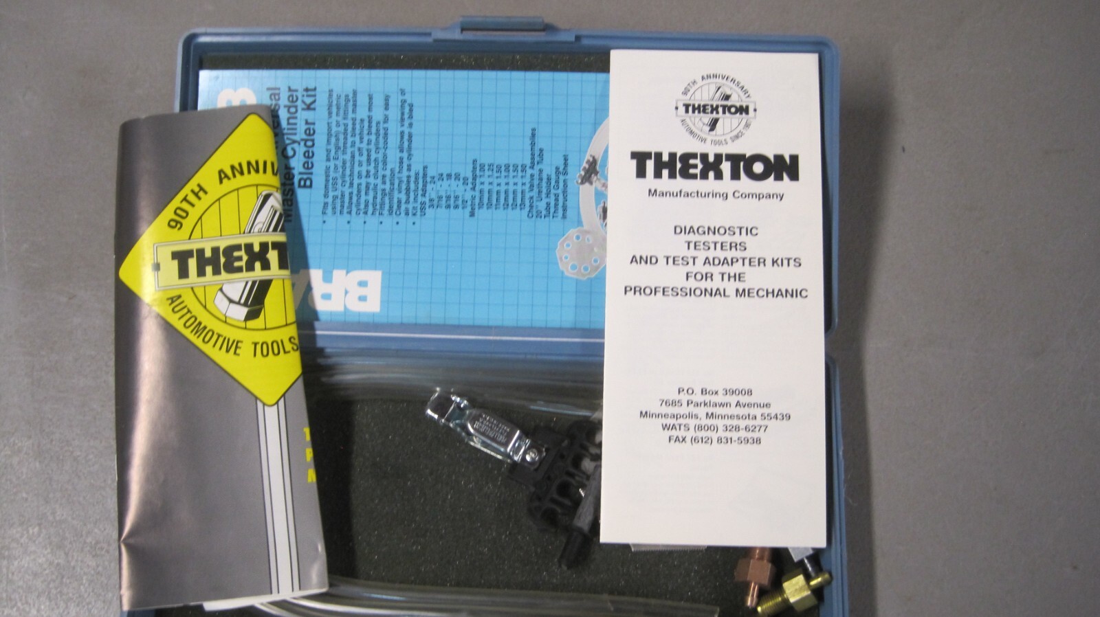 THEXTON TOOLS MASTER CYLINDER BRAKE BLEEDER KIT # 803