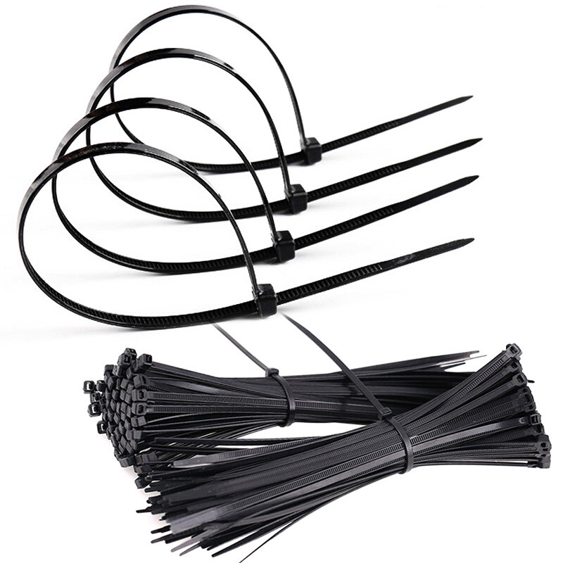 10mm Self-Locking Plastic Nylon Cable Ties Zip Ties Wrap Wire Cord Zip Tie Strap