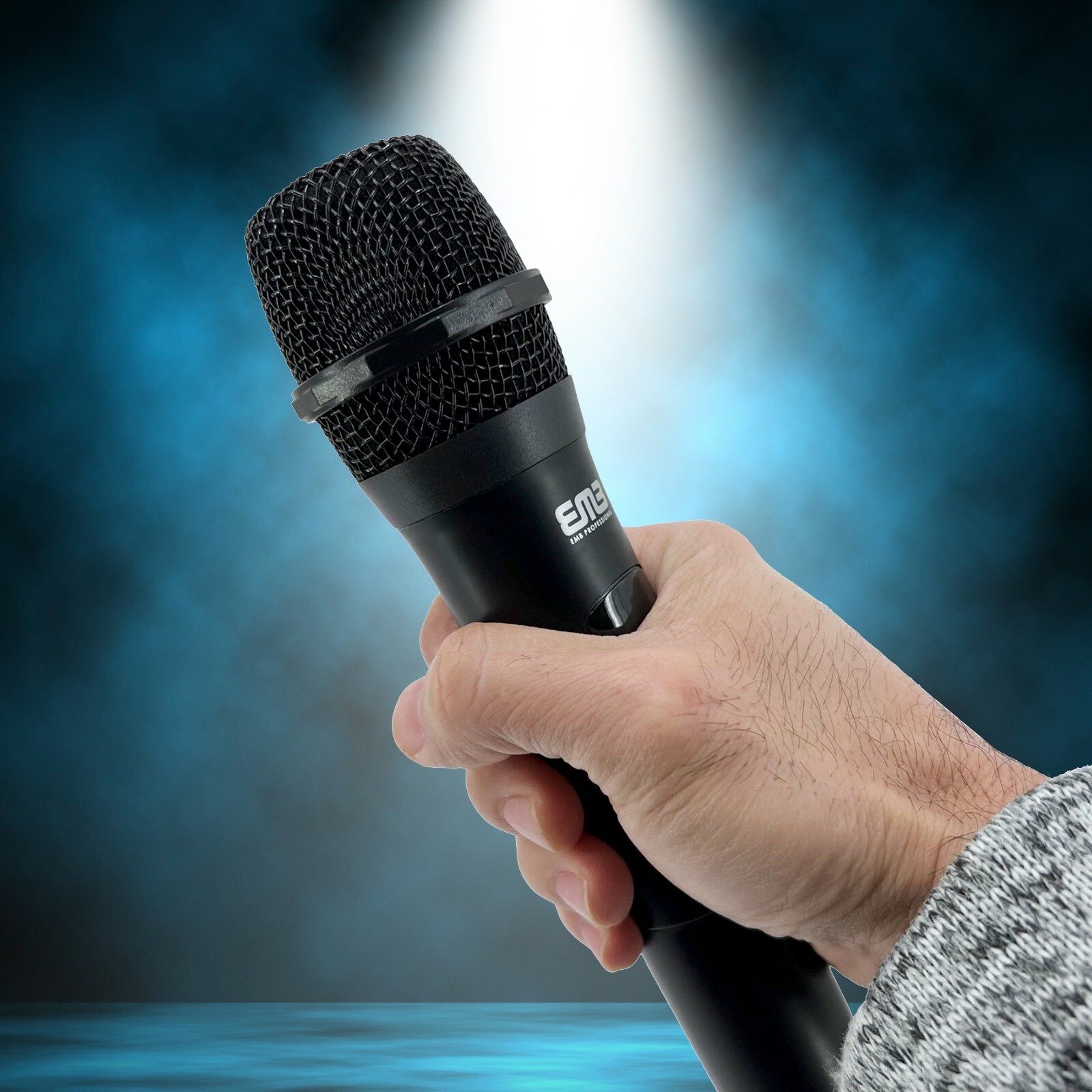 Wireless Microphone Dual Handheld 2 x Mic Cordless Receiver for Church / Karaoke