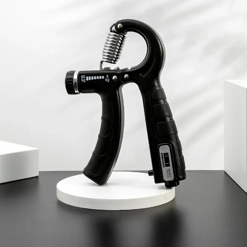 Hand Grip Strength Power Trainer Gripper Strengthener Adjustable Gym Exerciser