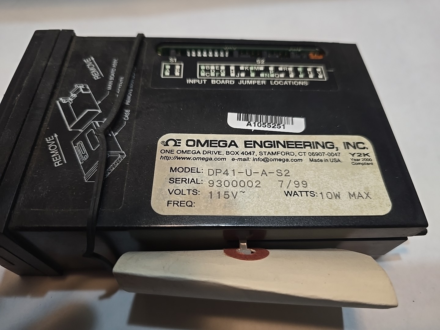 OMEGA ENGINEERING DP41-U-A-S2 Digital Process Controller DIGITAL Meter