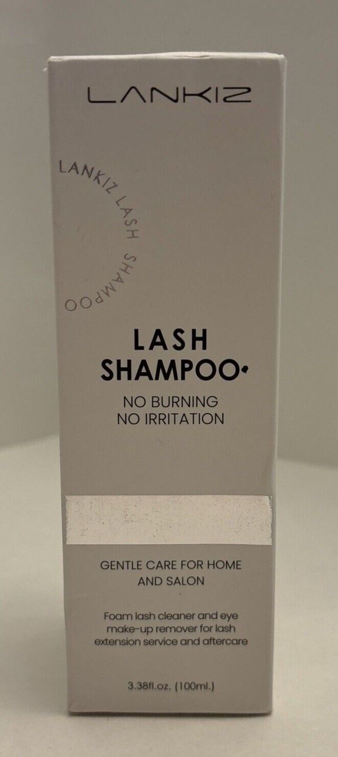 Lankiz Eyelash Extension Shampoo – No Burn, No Irritation, 3.38 fl oz