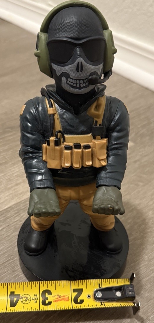 Cable Guys Skull Soldier Controller Stand Phone Holder Figure Multicolor PS Xbox
