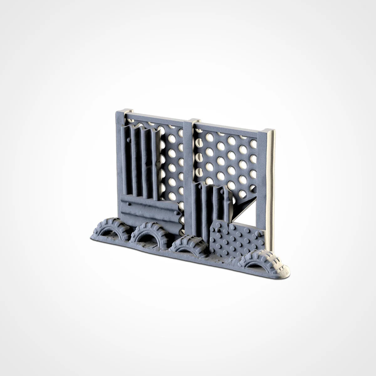 Post-Apocalyptic Barricades - Resin Tabletop Miniature