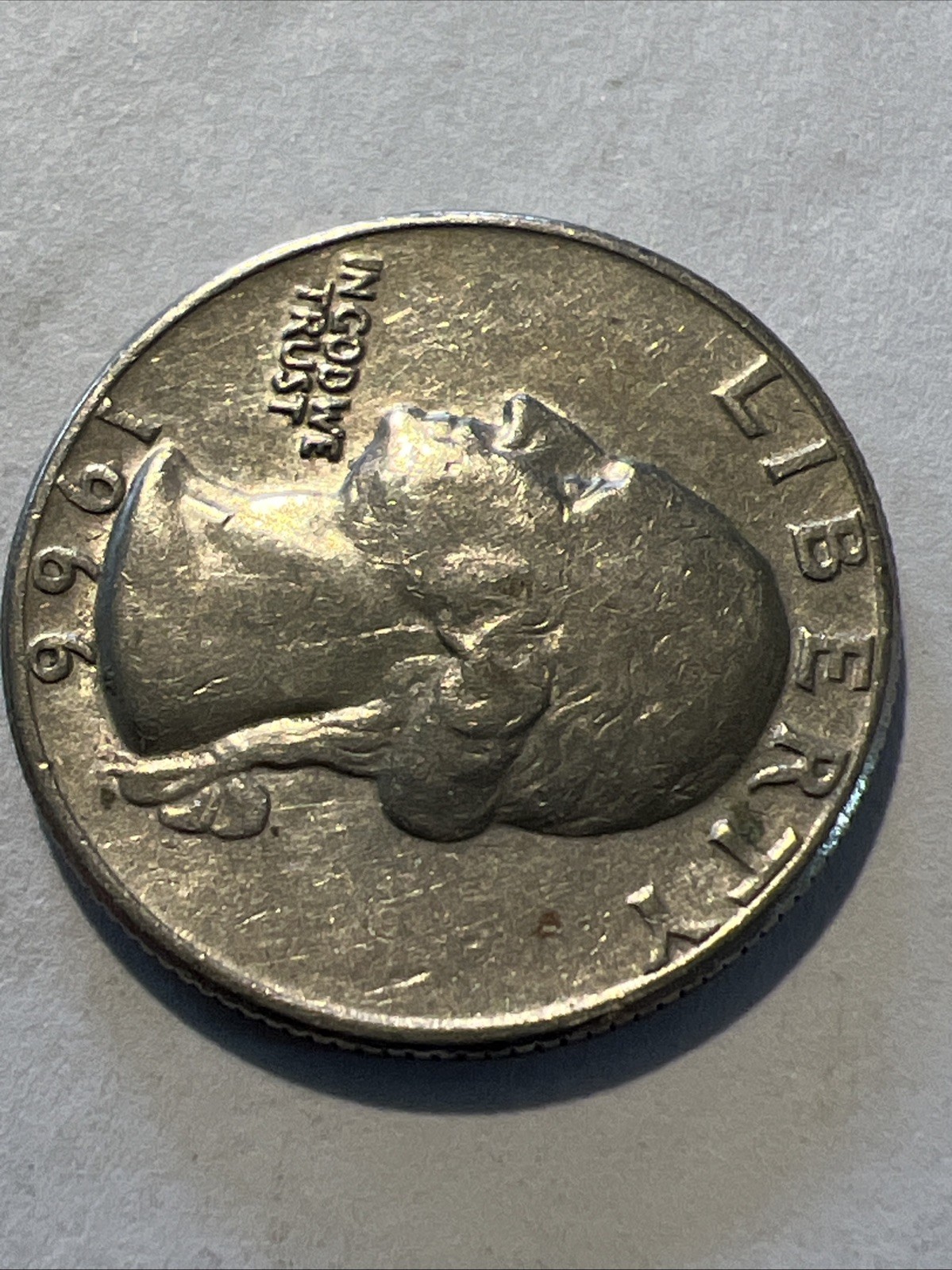1966 Washington Quarter- No Mint Mark