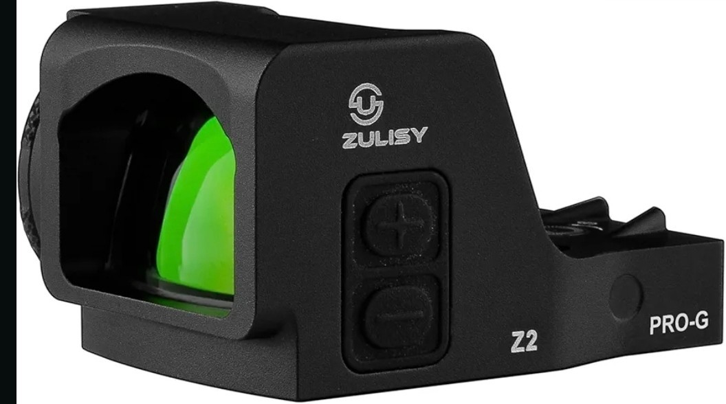 Zulisy Z2 PRO Multi-Reticle Open Reflex Sight, 2 MOA Green Dot & 36 MOA Circle