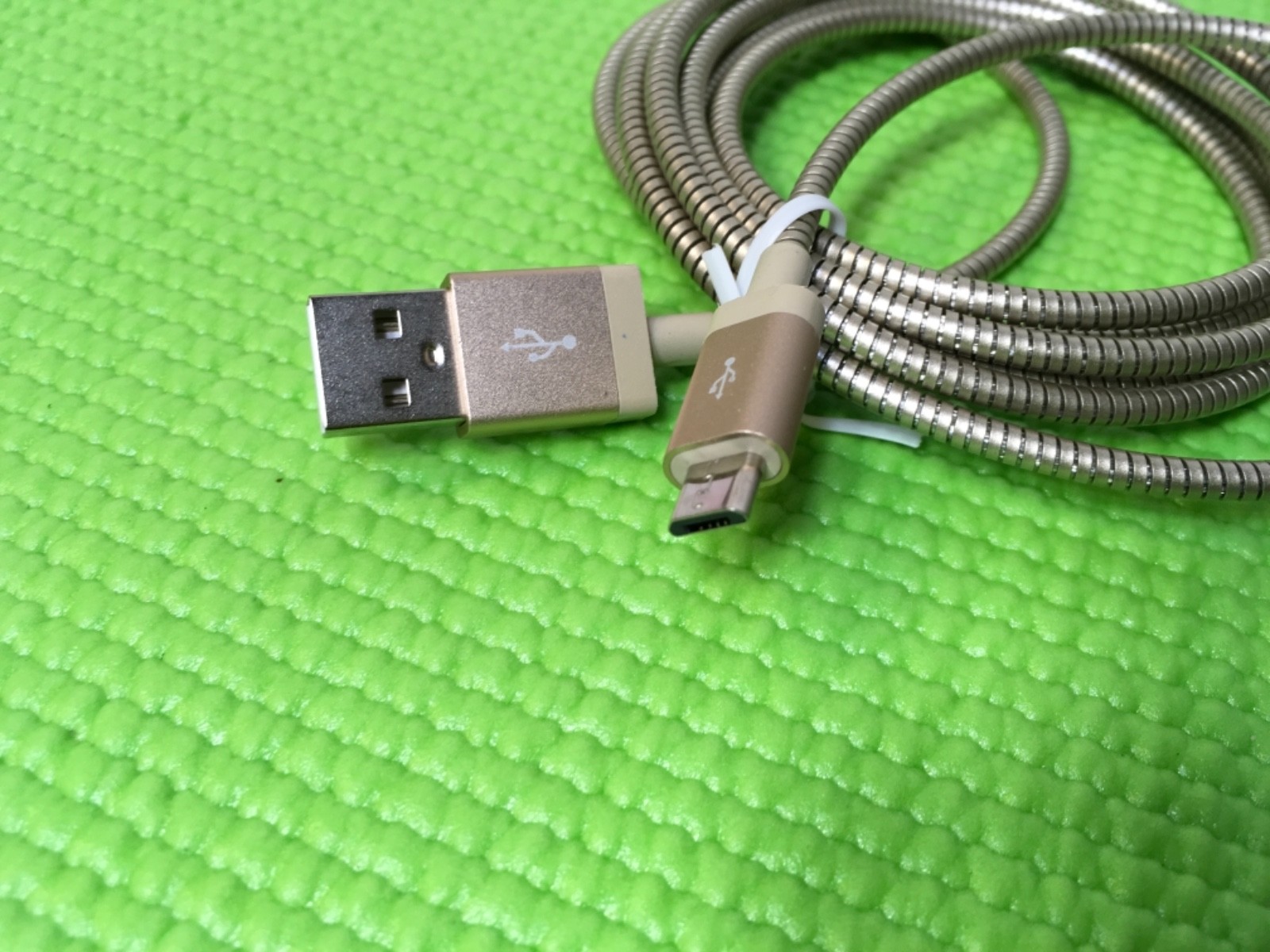 2x Blackweb USB Sync & Charge Cable With Micro-USB Connector 5ft Flexible Metal