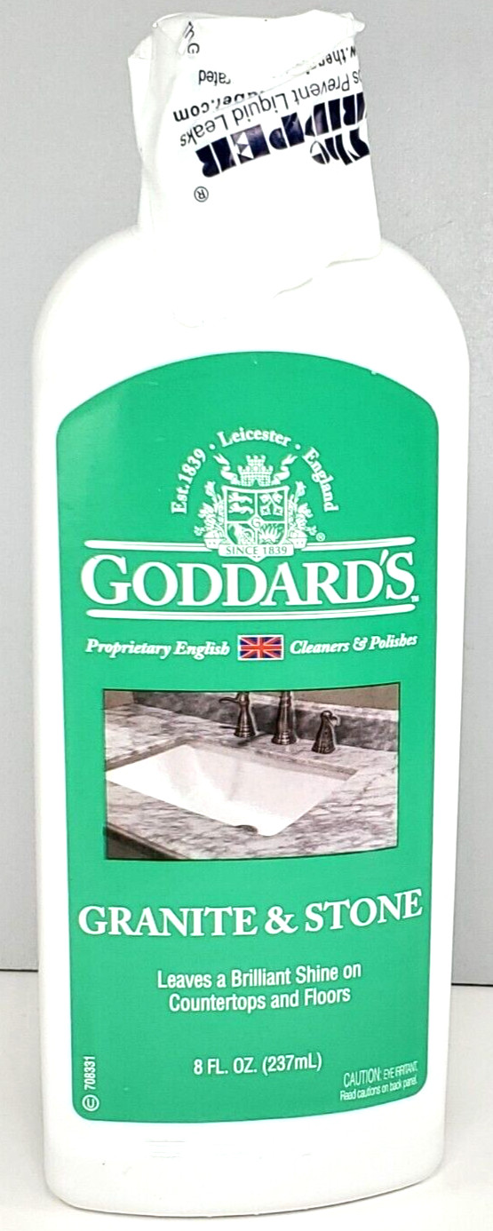 GODDARD'S GRANITE & STONE CLEANER & POLISH FOR COUNTERTOPS & FLOORS - 8 FL. OZ.