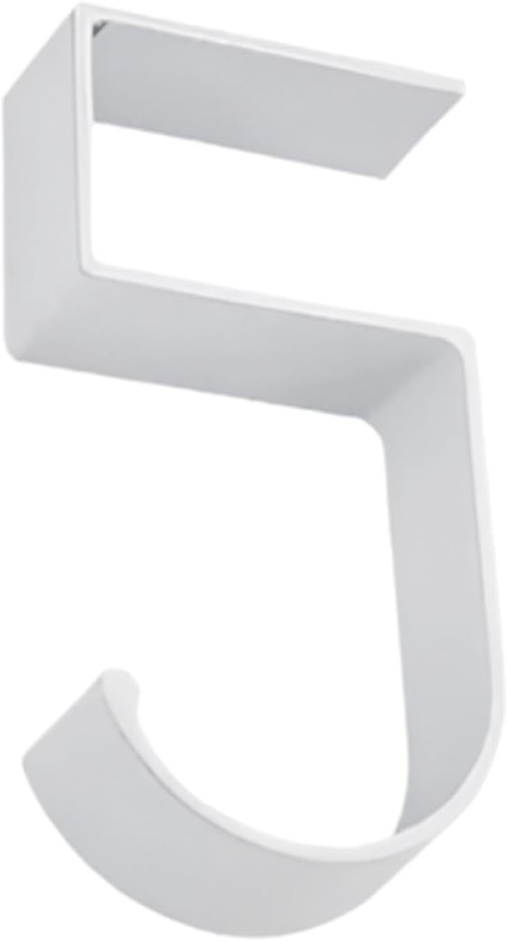 White Desk Purse Hook Portable Aluminum Alloy Handbags Headphones Compact