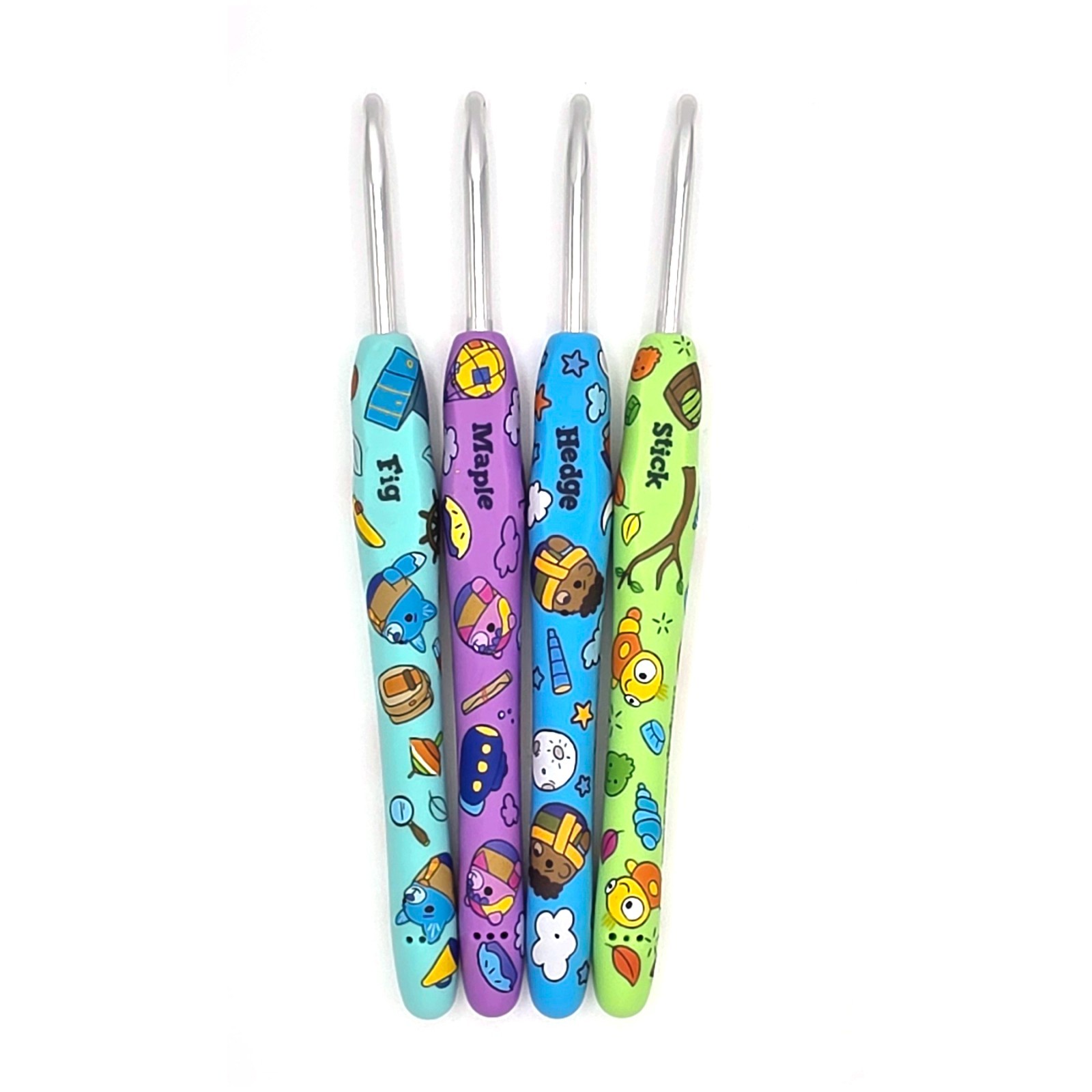 Woobles Tumble Leaf Limited Edition 4mm Crochet Hooks • NEW