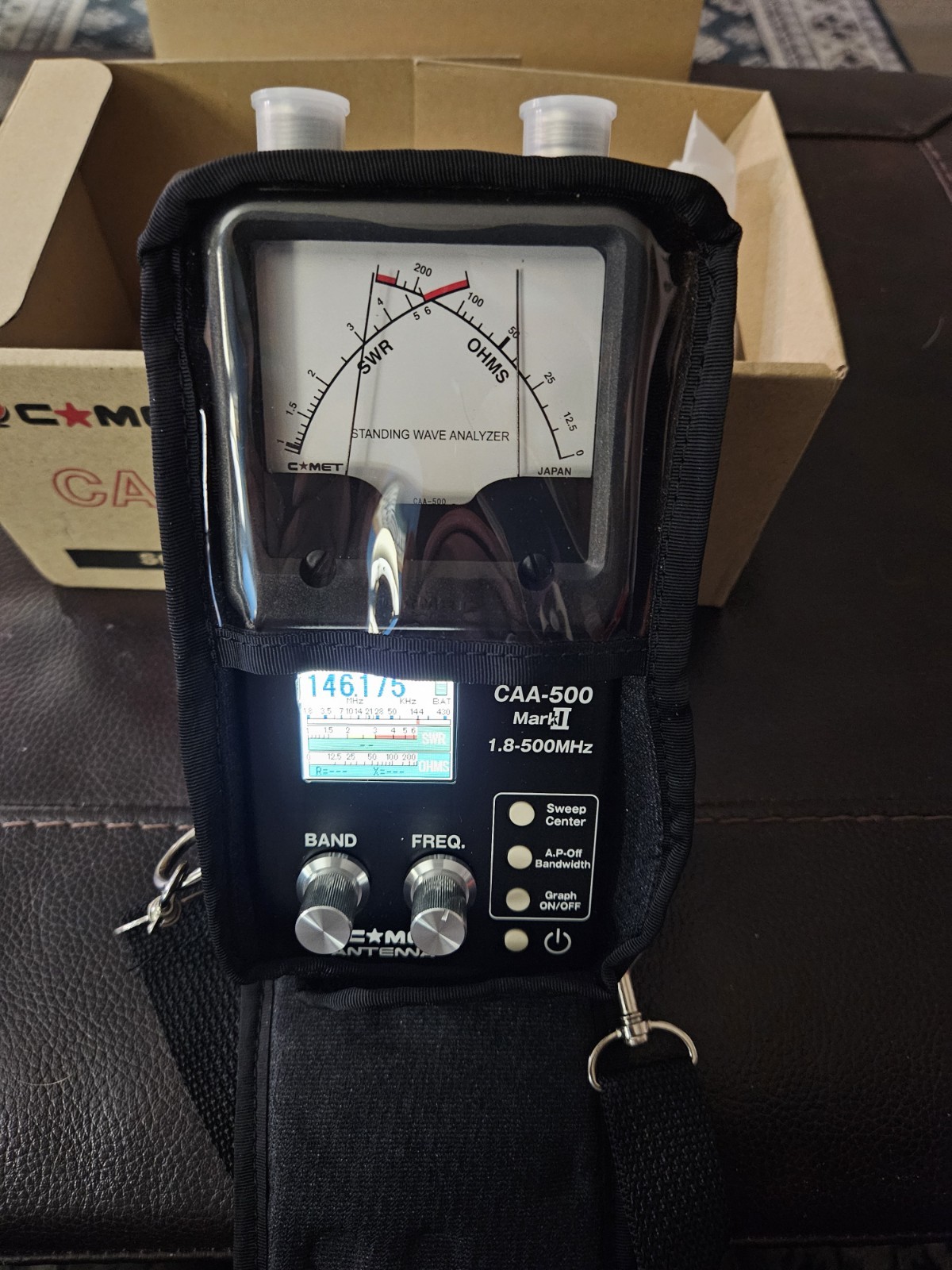 Comet CAA-500 Mark II 1.8-500 MHZ Antenna Analyzer