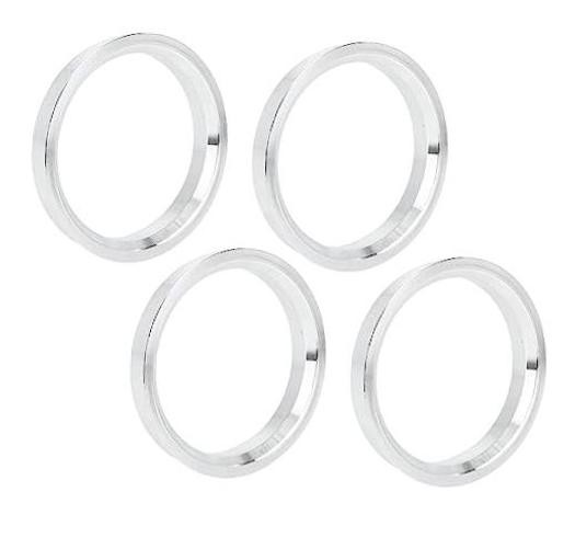 4pcs 66.1 to 60.1 mm Aluminium Alloy Car Hub Centric Rings Wheel Bore Spacer