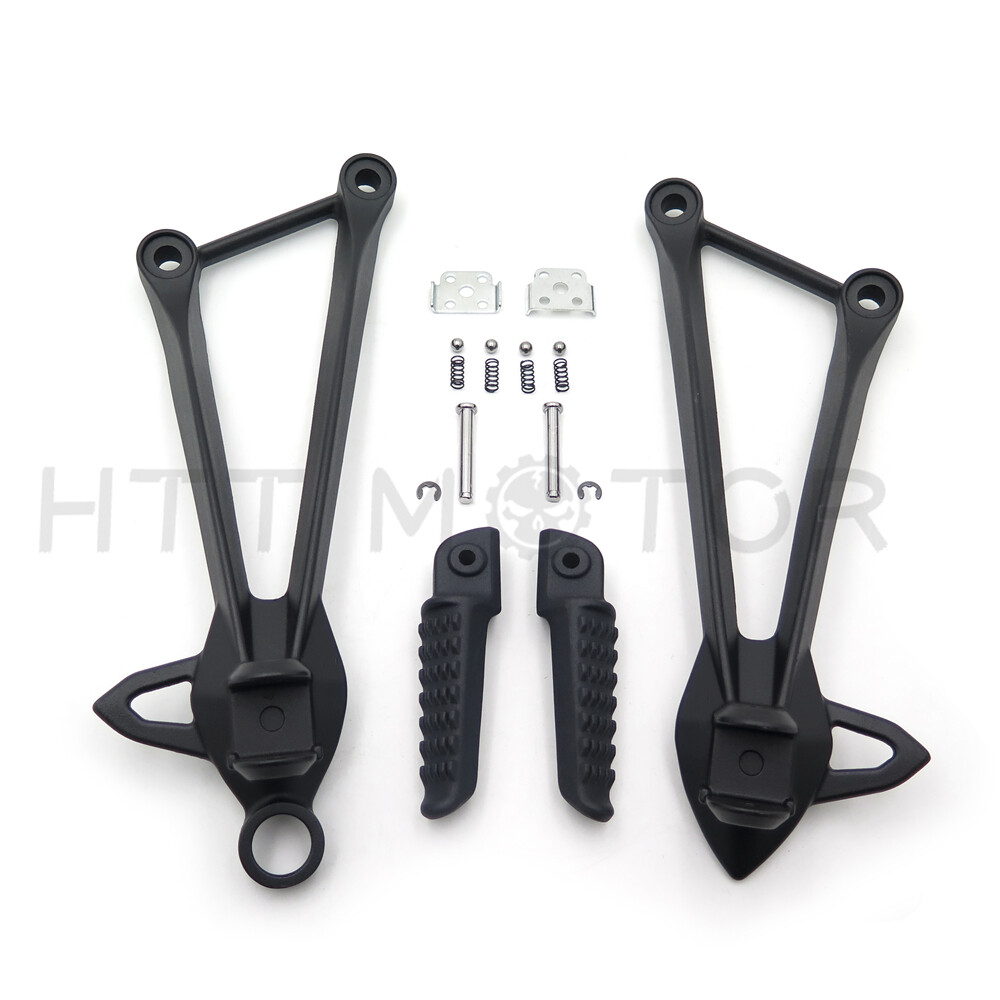 Rearsets Rear Set Foot Rest Peg Black 2008-2014 Kawasaki ZX10R 08-10/ZX6R 11-14
