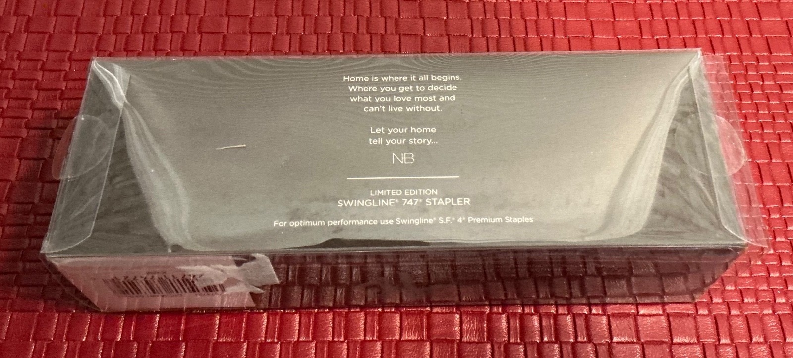 Nate Berkus x Swingline 747 Business Stapler Gold Metallic Limited Edition NEW