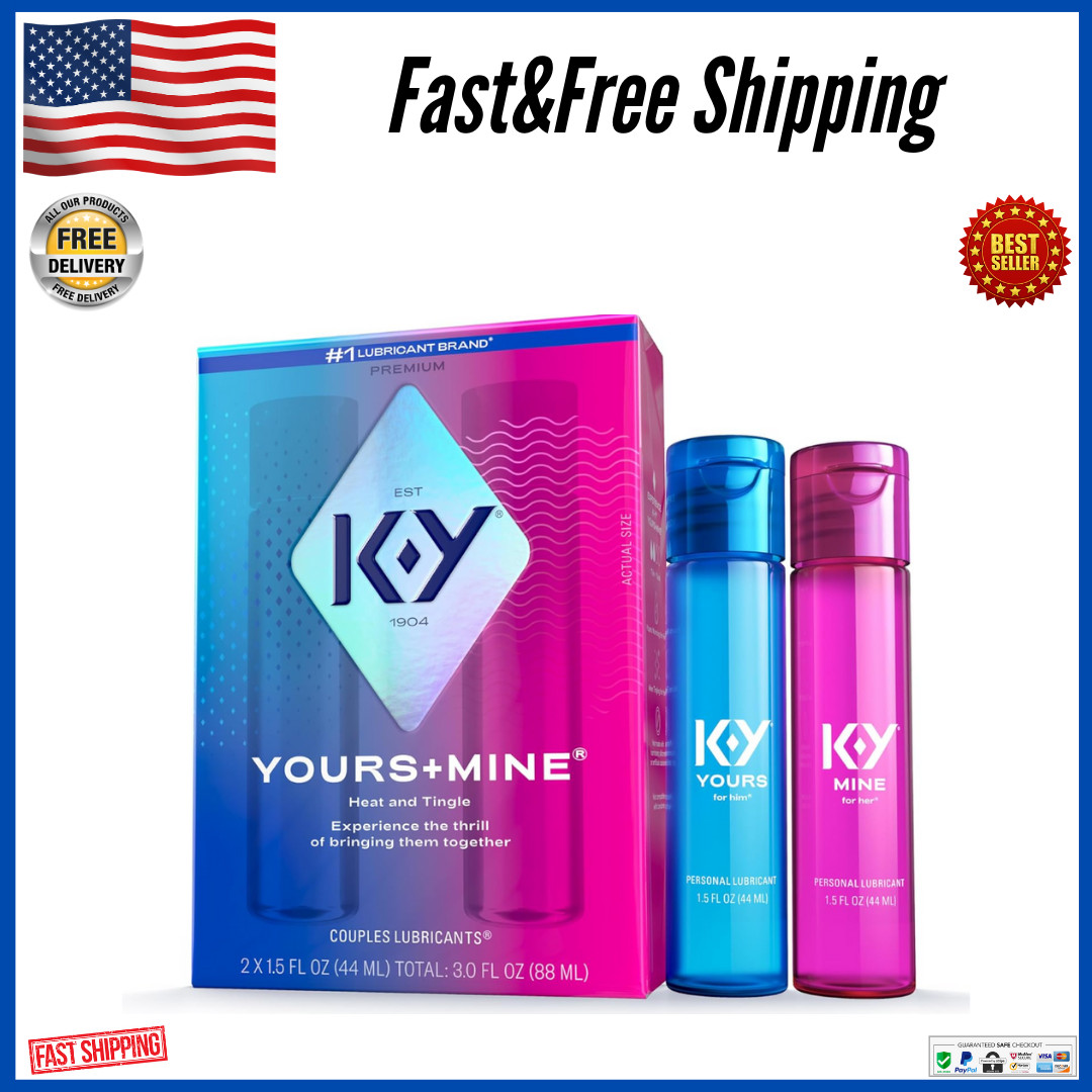 KY Jelly His And Hers Best Stimulating Lubricant for Him Women Sex Lubes Couples