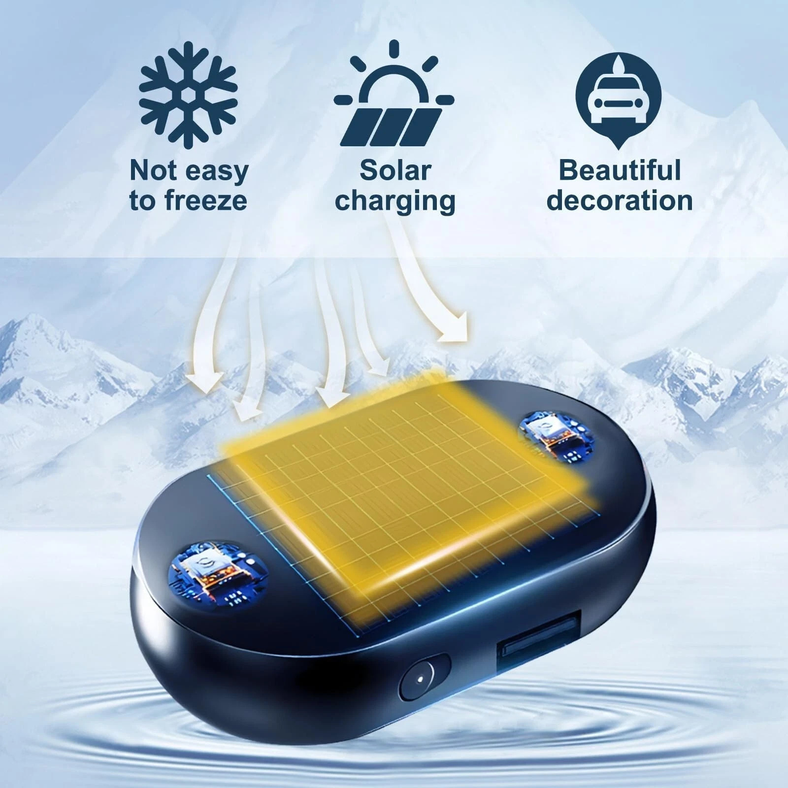 1 PC Electromagnetic Snow Removal Car Deicer Molecular Anti Snow Removal Winter