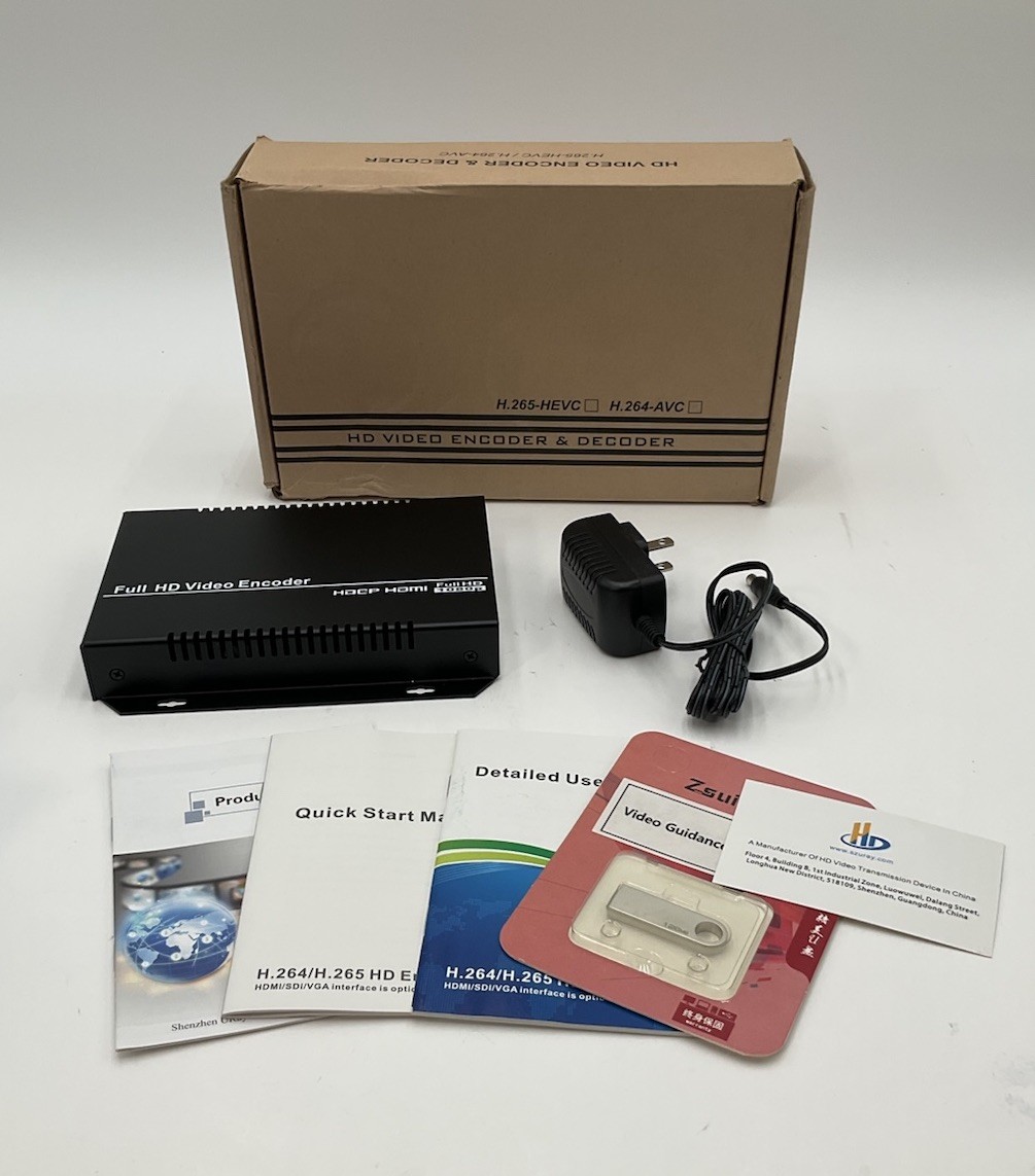 HD Video Encoder Decoder H.265 HEVC H.264 AVC HDMI HDCP 1080P Full HD