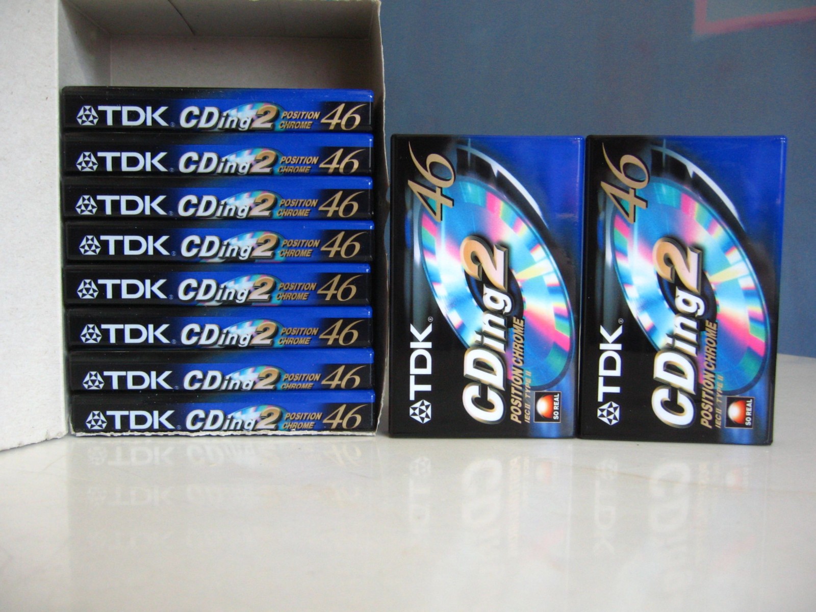 TDK CDing2 CHROME,Maxell,TDK,Basf,Memorex,Teac,Fuji,Scotch,Ampex,Denon Cassette