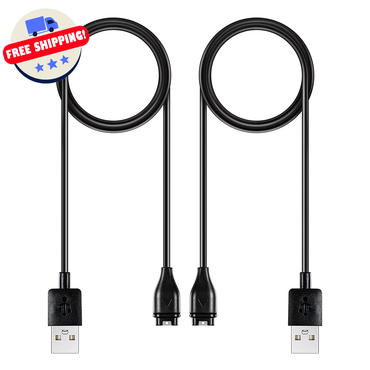 Multi-Pack Garmin Charger Cable for Fenix, Forerunner, Instinct, Venu, Approach,