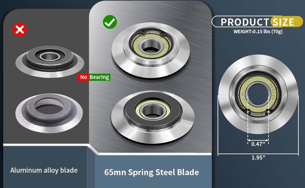 Upgraded Replacement Blade for Copper Wire Stripping Machine Powered Chrome 1PC