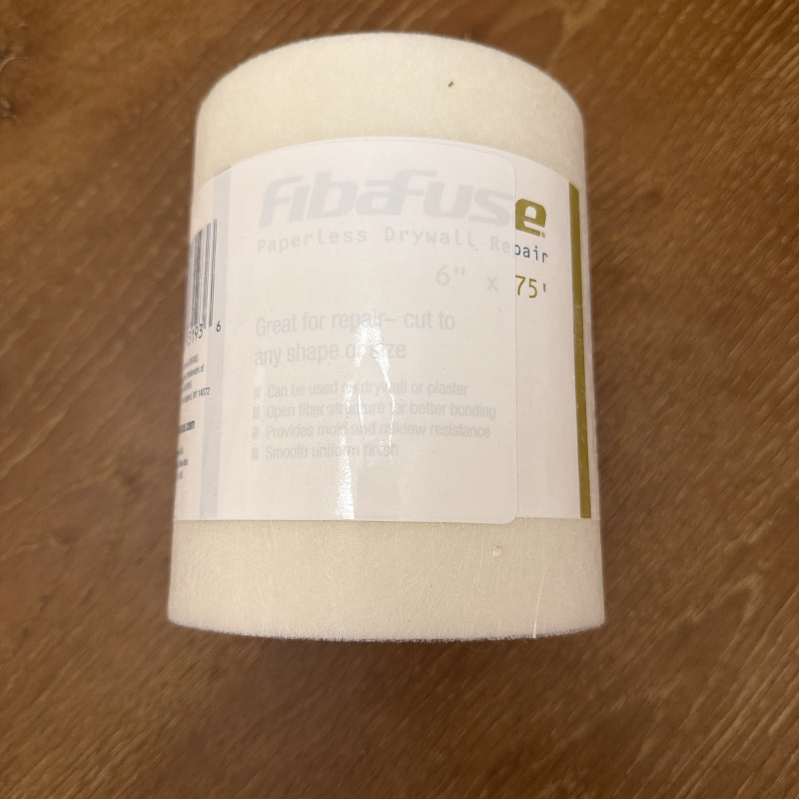 FibaFuse 6 in. x 75 ft. Paperless Drywall and Plaster Repair Fabric - 6 Rolls