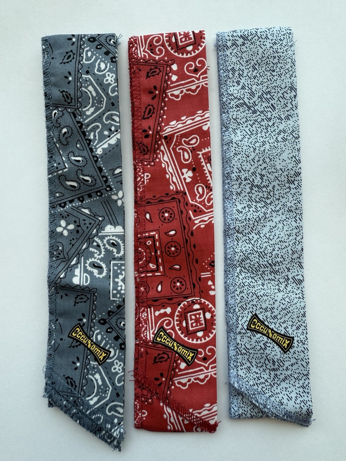 3x OCCUNOMIX MIRACOOL COOLING BANDANA 940 POLYMER CHRYSTAL TECHNOLOGY NEW