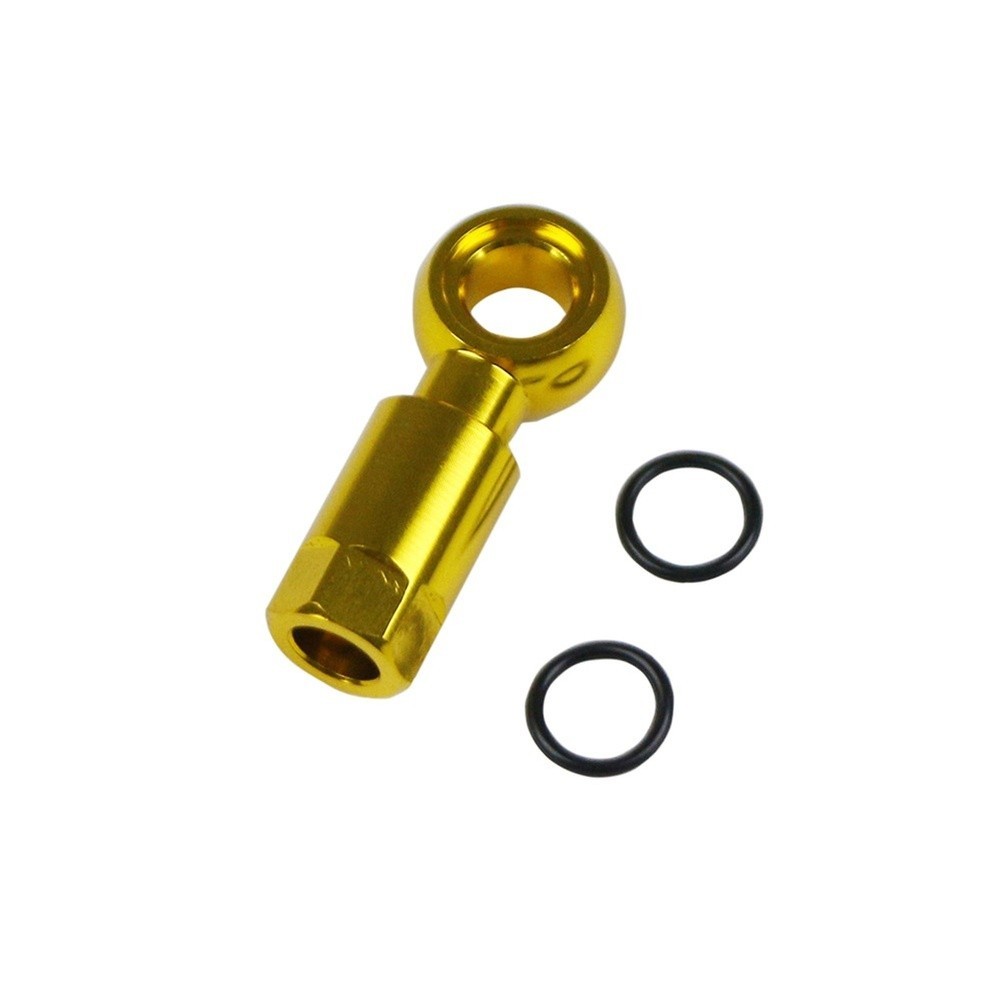 Hydraulic Brake Hose Aluminum Olive Connector for Banjo Fitting Kit Bicycle Use