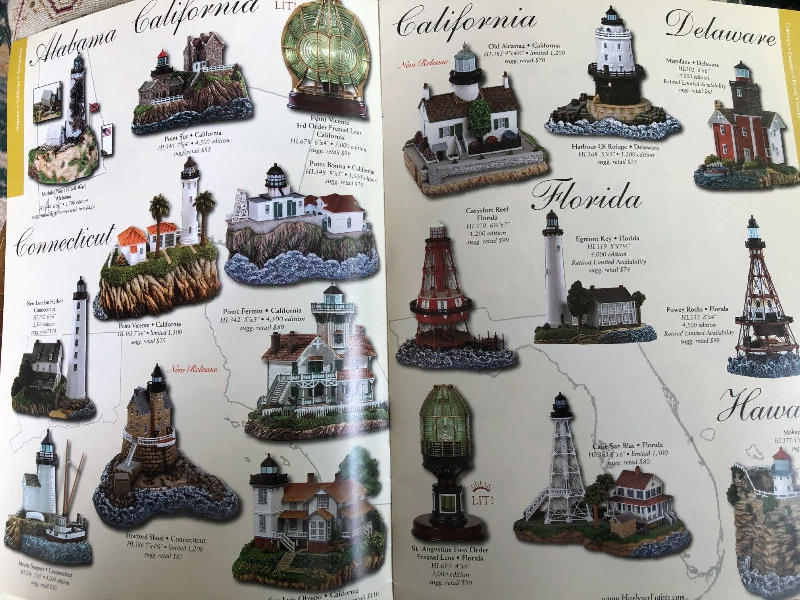 2010 HARBOUR LIGHTS CATALOG