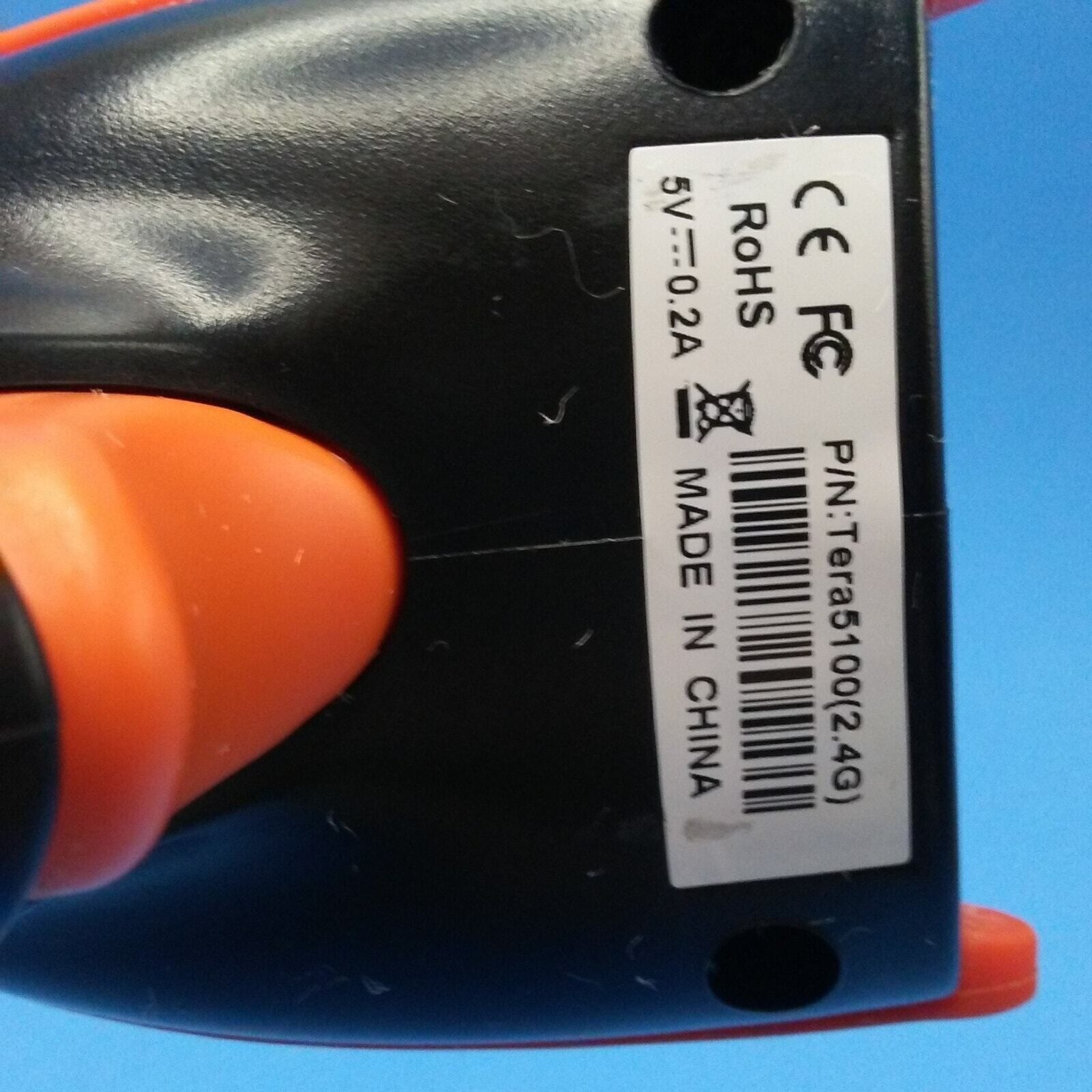 Tera Wireless Barcode Scanner Cordless Model 5100 1D/2d Laser USB 2.0 New