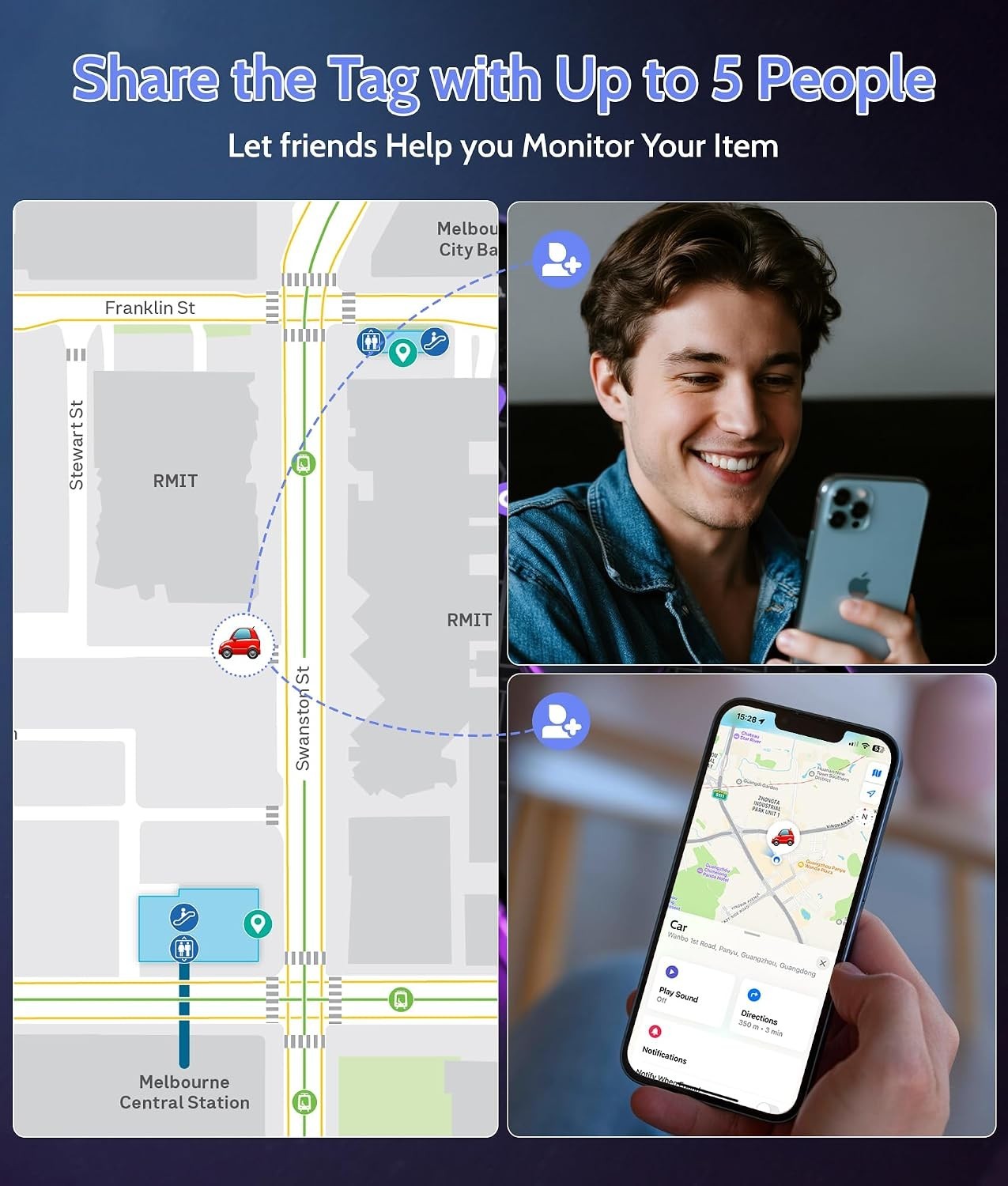 Mini GPS Tracker for Vehicles No Monthly Fee/No Subscription, Hidden Tracker ...