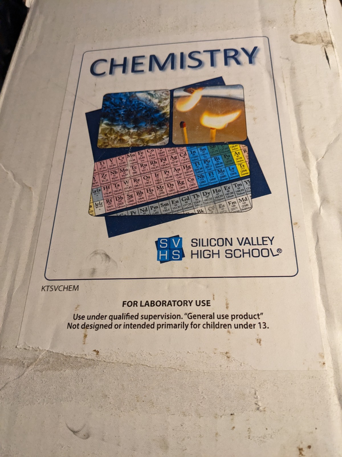 Chemistry Set Kit Quality Science Silicon Valley High School Mostly Complete