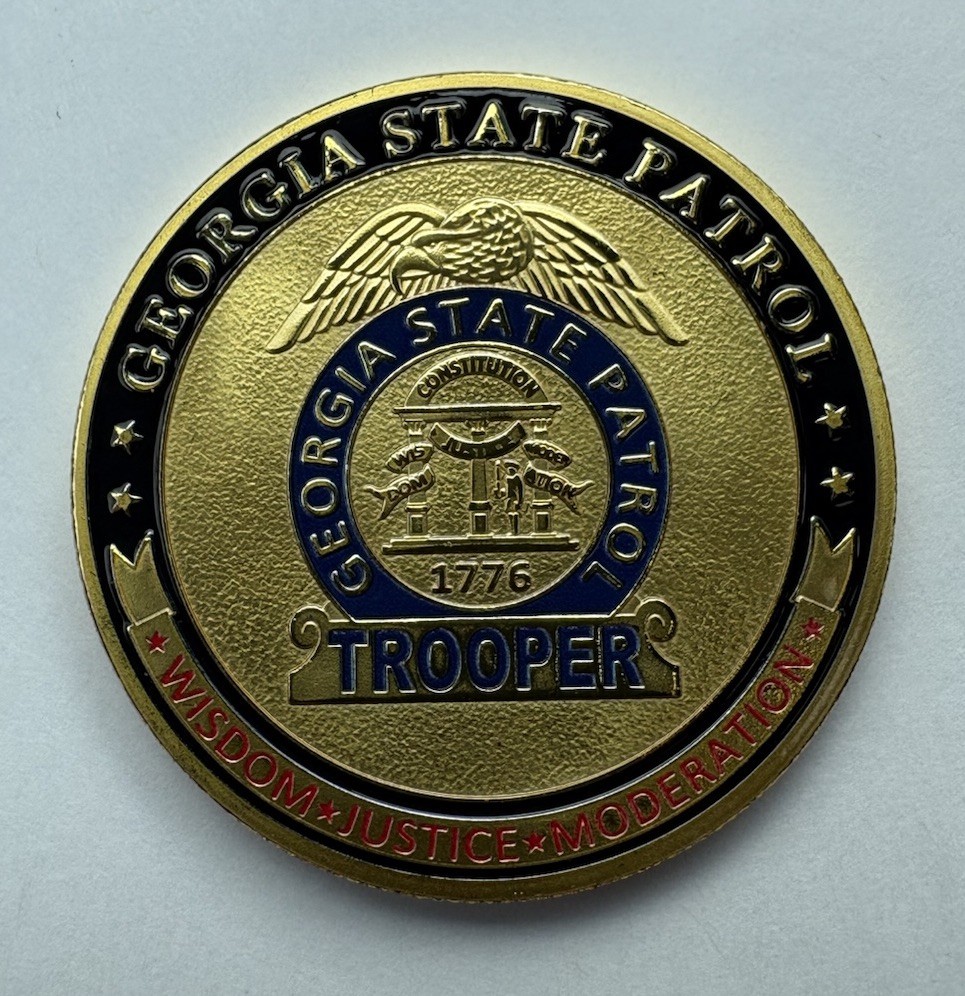Georgia State Patrol Challenge Coin