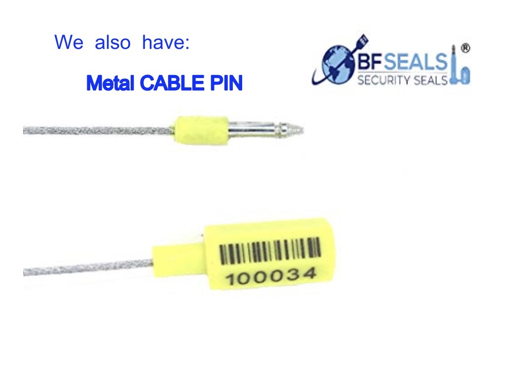 CABLE Security Lock Seal with 2.4mm-12" 25 pcs. Numbered / Barcode, RED
