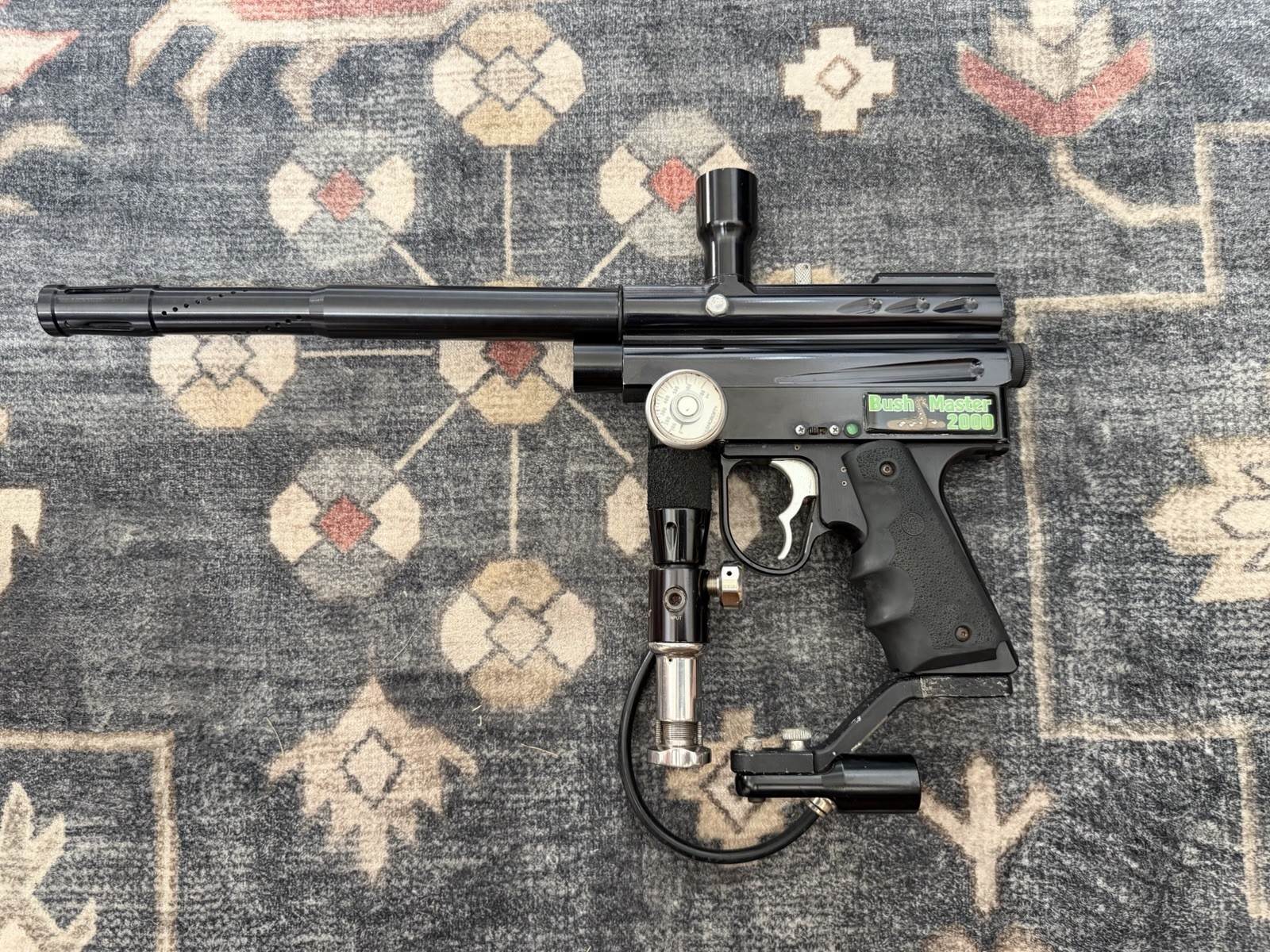 Vintage ICD Bushmaster 2000 Paintball Marker Black - Untested - As Is