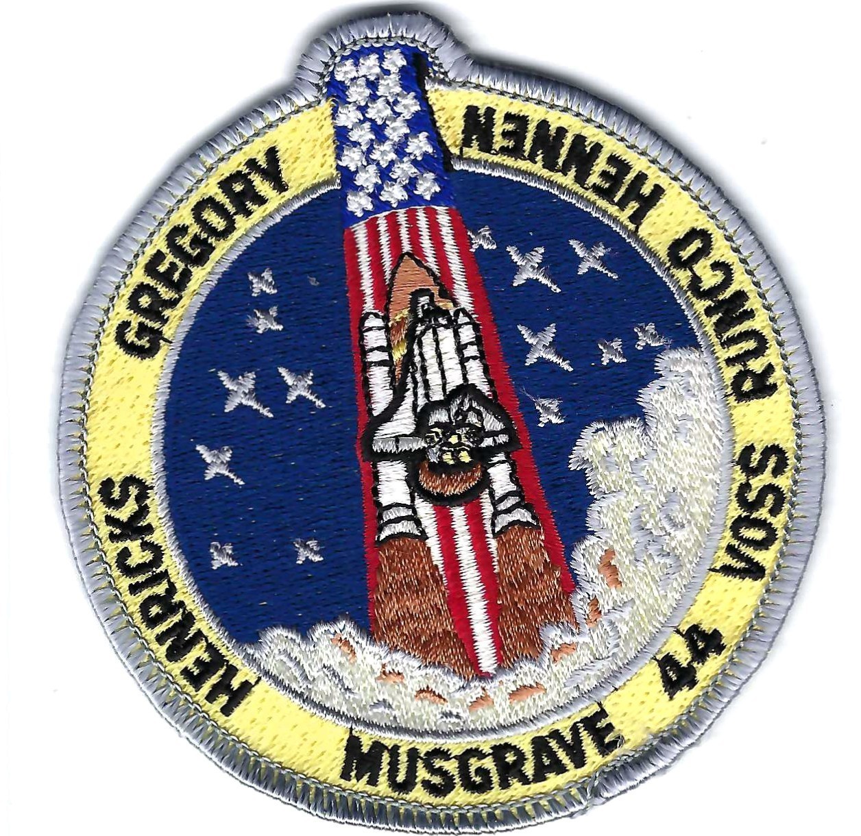 PATCH USAF NASA STS-44 ATLANTIS 1991          JP-8