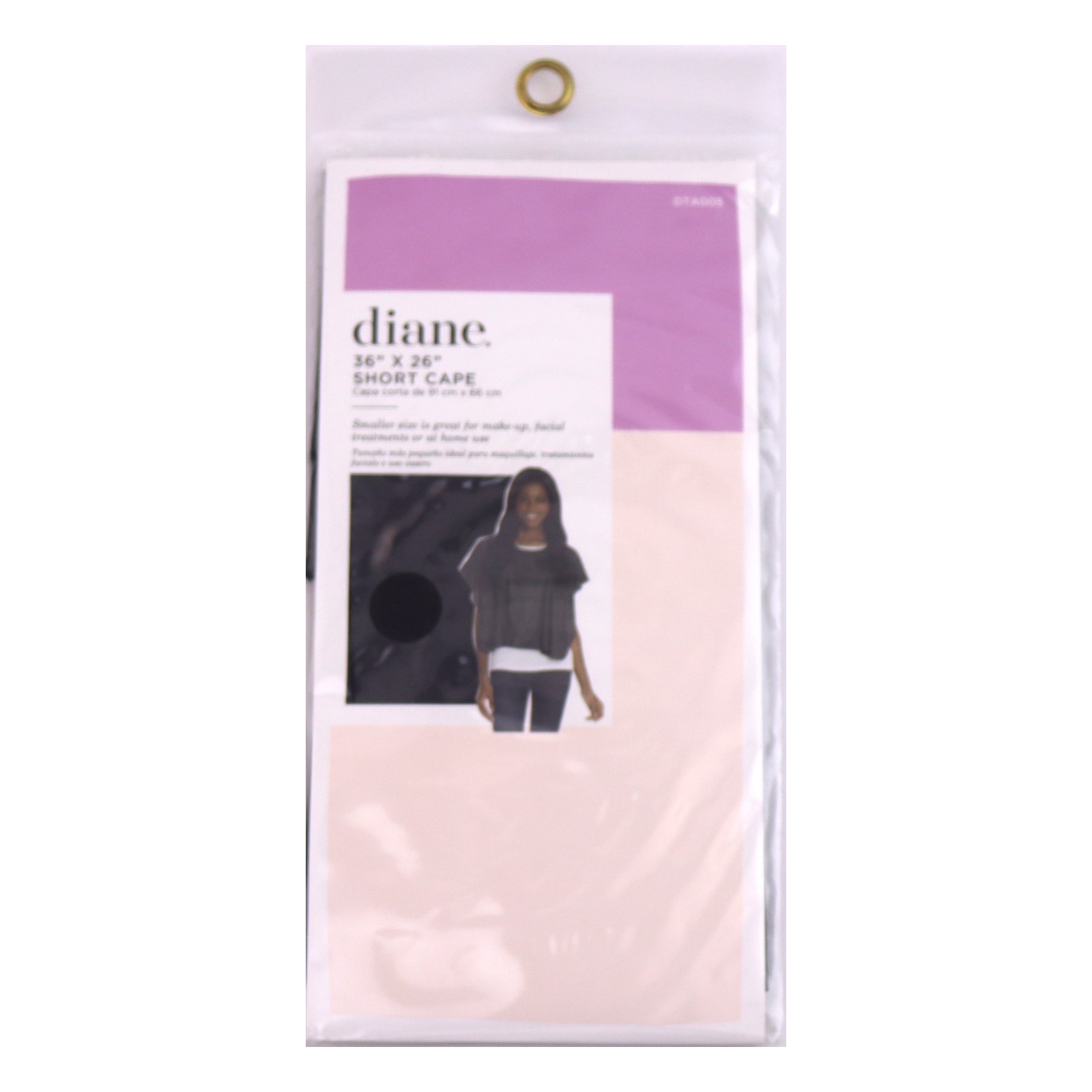 Diane 36"x26" Short Hair Cutting Cape – Waterproof Salon Barber Styling Cape