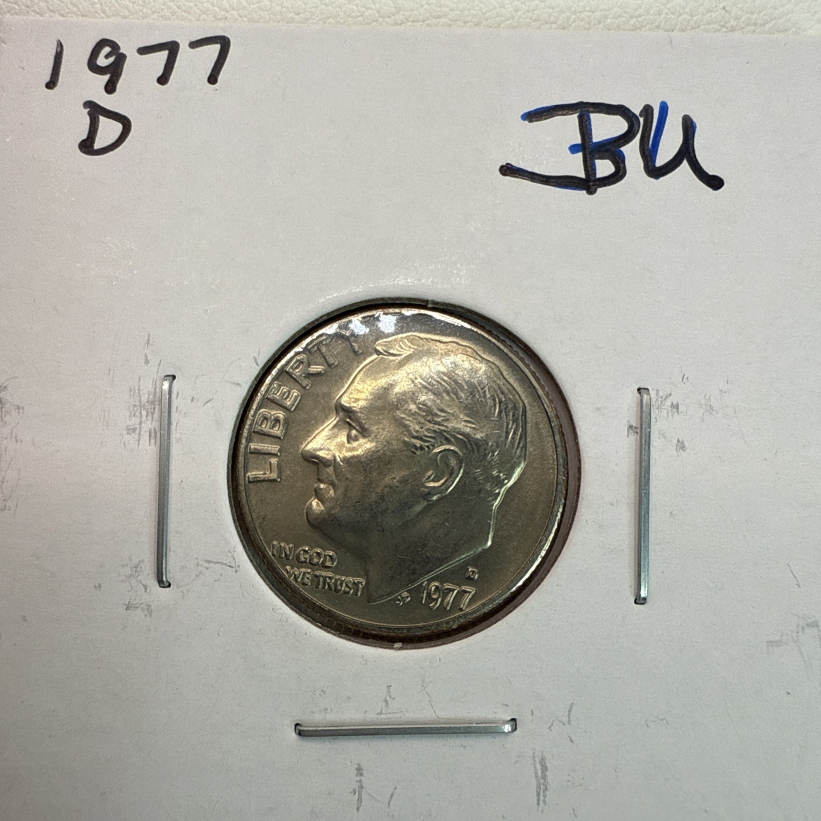 1977-D Roosevelt Dime BU (Brilliant Uncirculated) Denver Mint