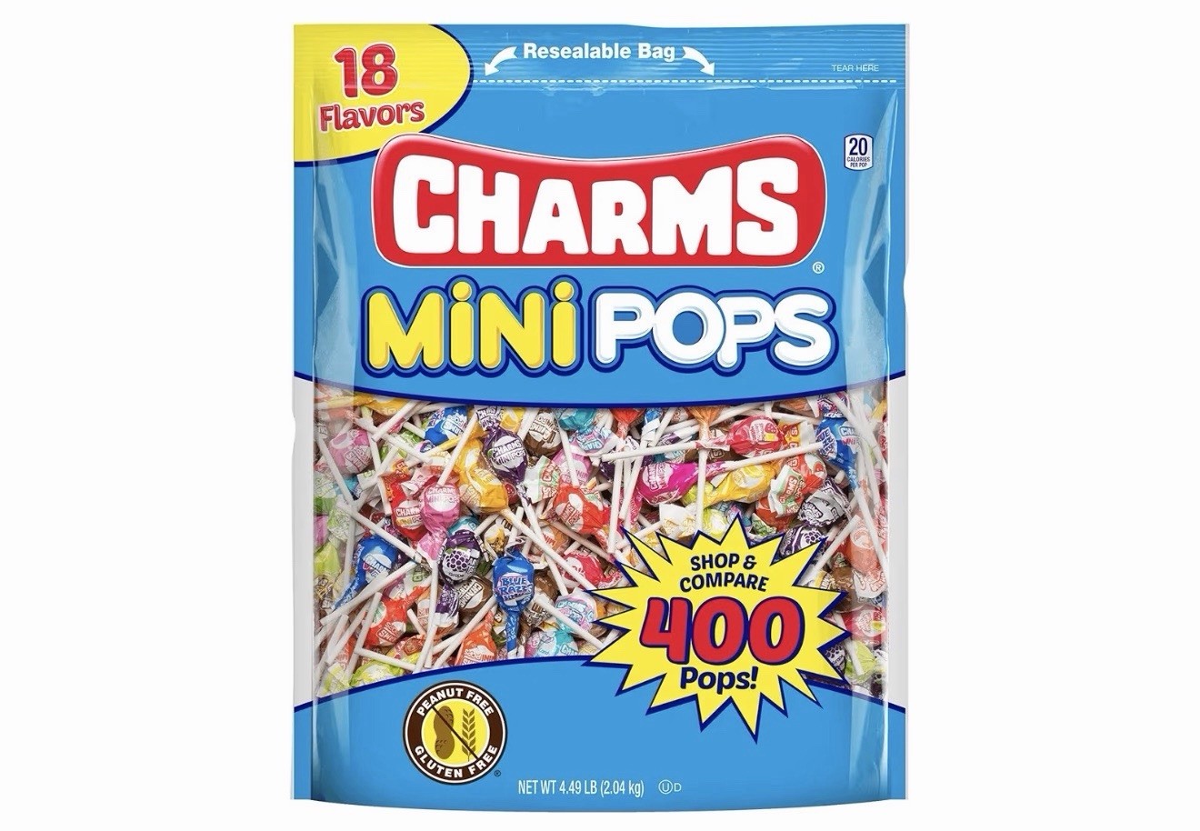 Charms Suckers / Lollipops in 18 Fun Flavors - Peanut and Gluten Free, 400 Pops